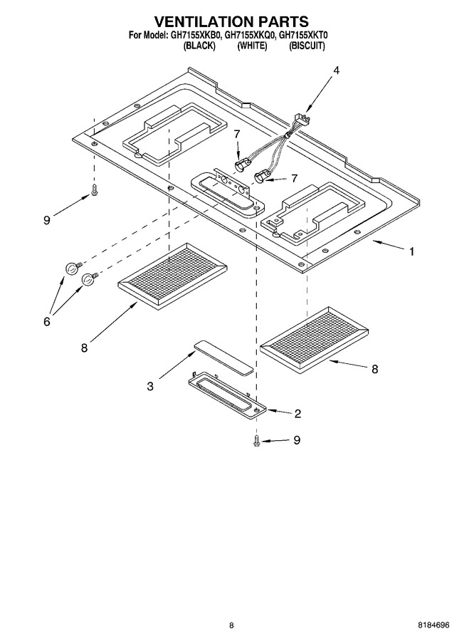 Diagram for GH7155XKB0