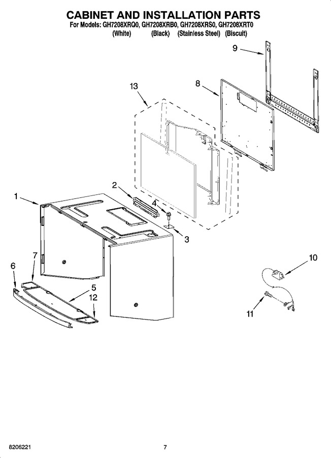 Diagram for GH7208XRT0