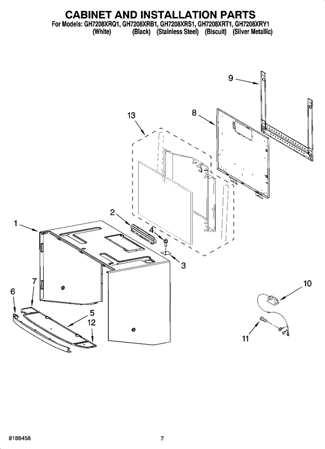 Diagram for GH7208XRS1