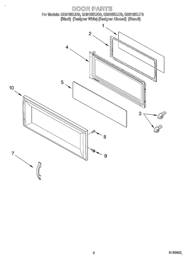 Diagram for GH8155XJB0