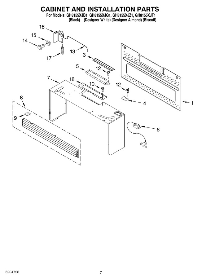 Diagram for GH8155XJT1