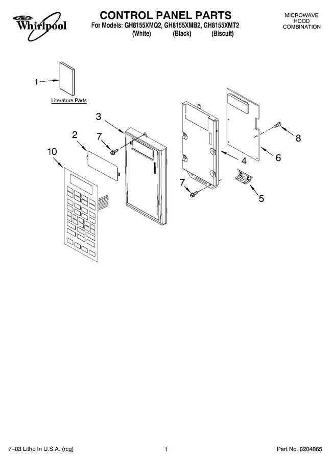 Diagram for GH8155XMB2
