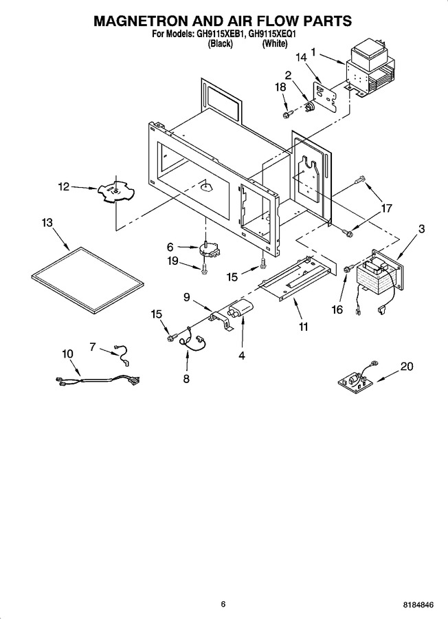 Diagram for GH9115XEB1