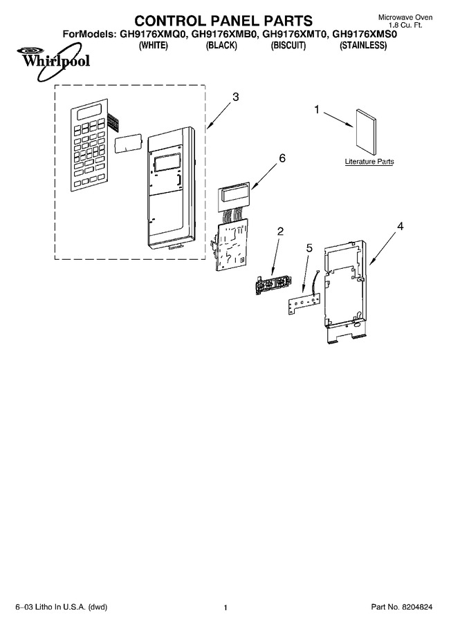 Diagram for GH9176XMT0