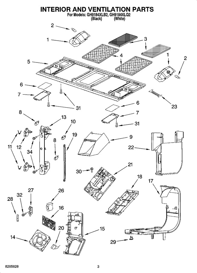 Diagram for GH9184XLQ2