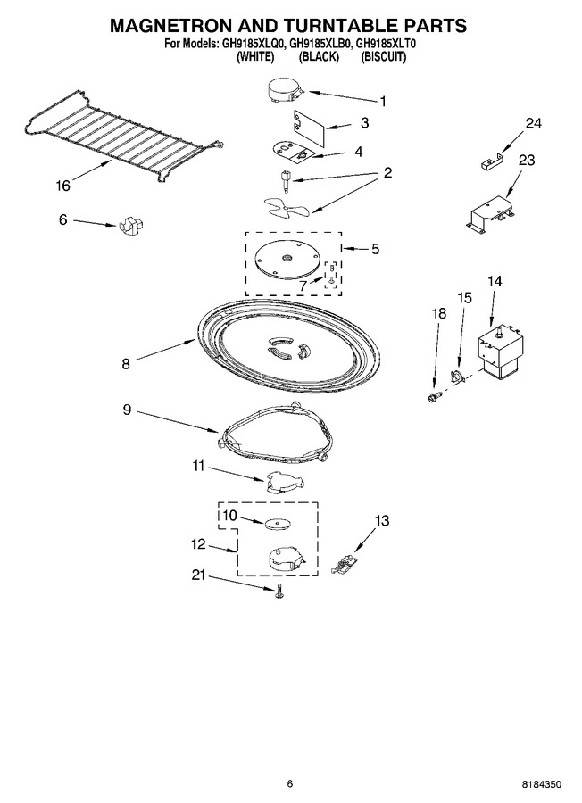 Diagram for GH9185XLQ0