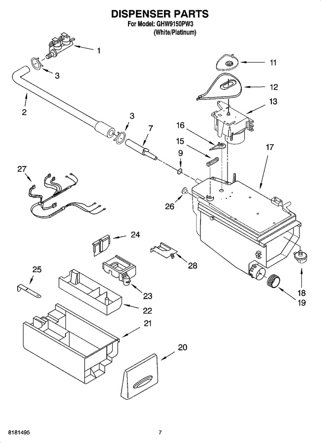 Diagram for GHW9150PW3