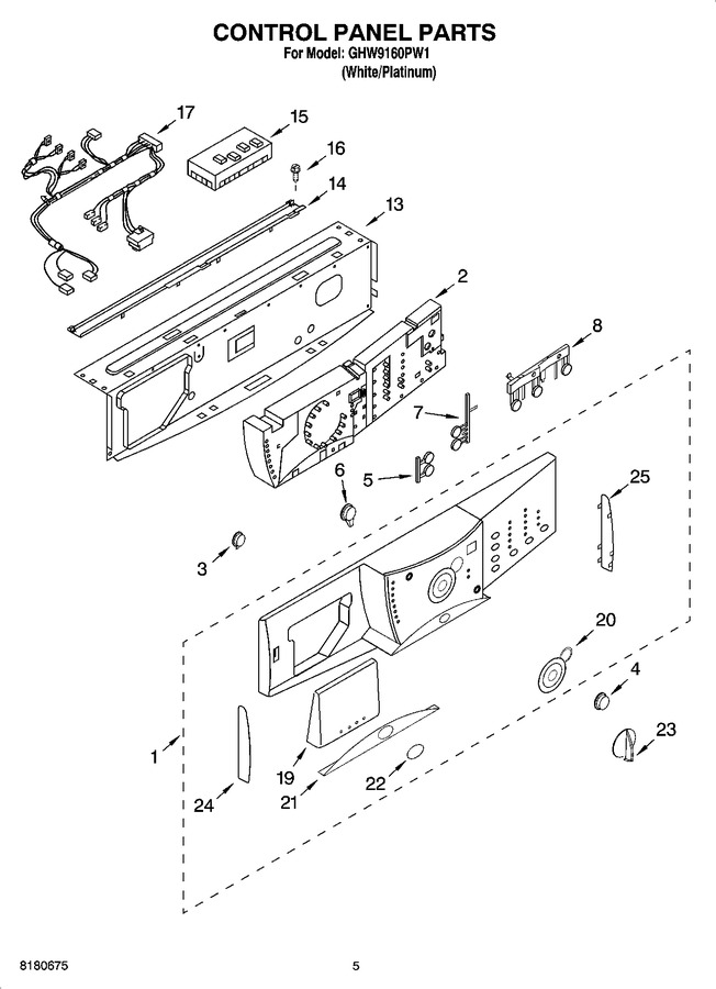 Diagram for GHW9160PW1