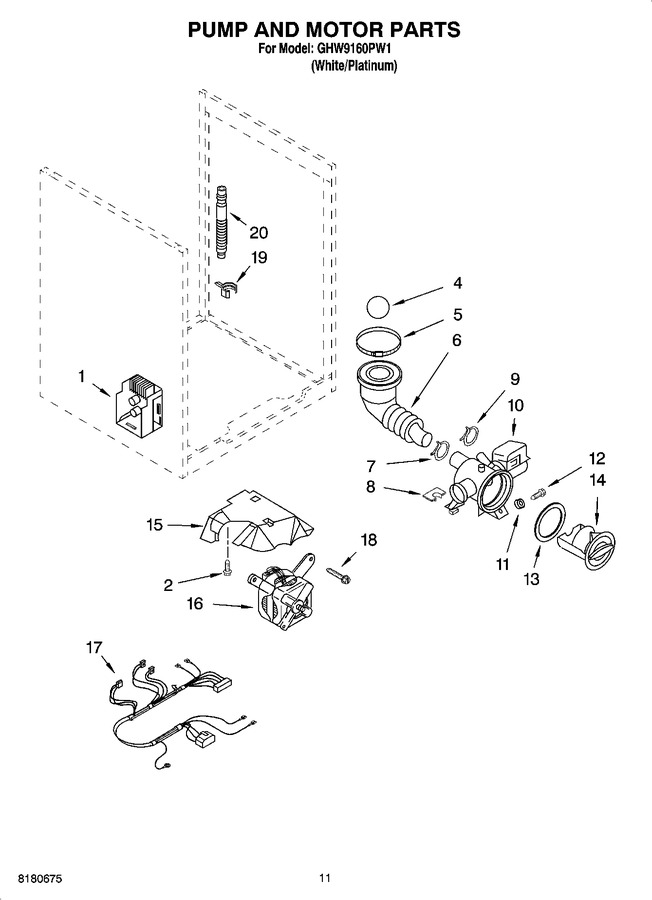 Diagram for GHW9160PW1