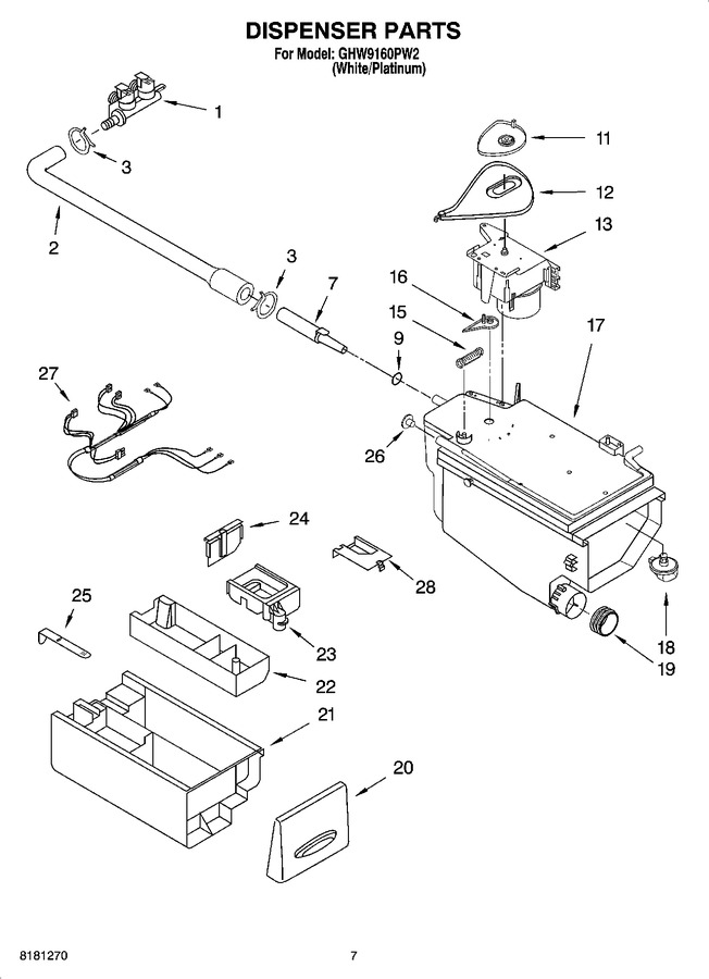 Diagram for GHW9160PW2