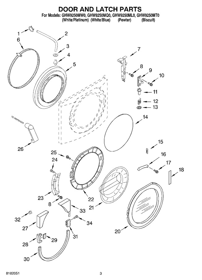 Diagram for GHW9250MQ0