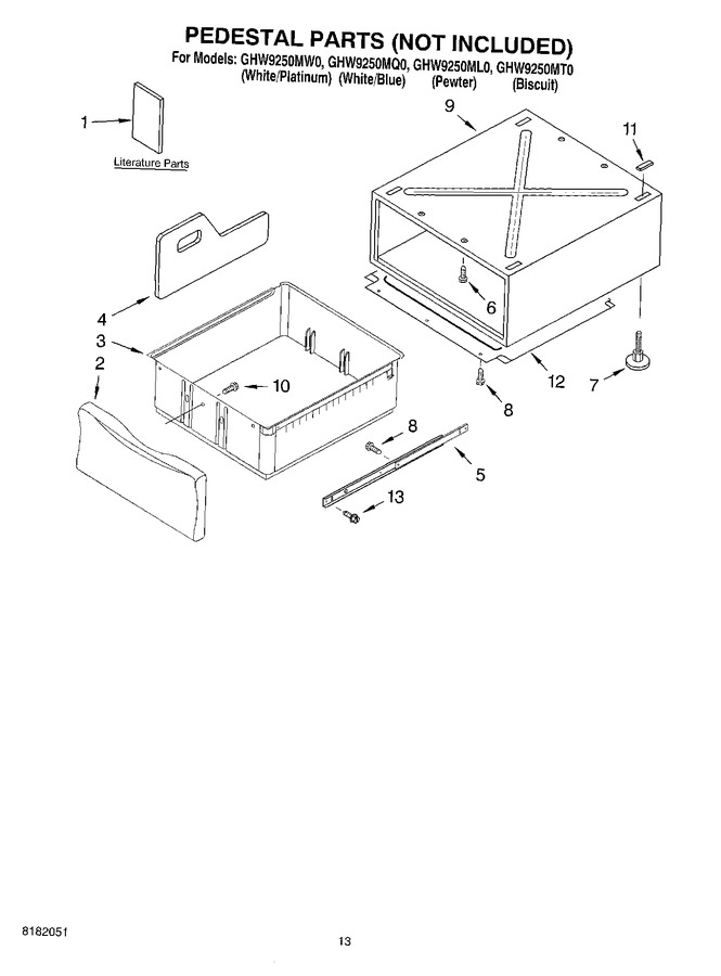 Diagram for GHW9250MQ0