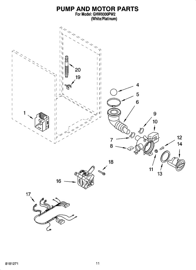 Diagram for GHW9300PW2