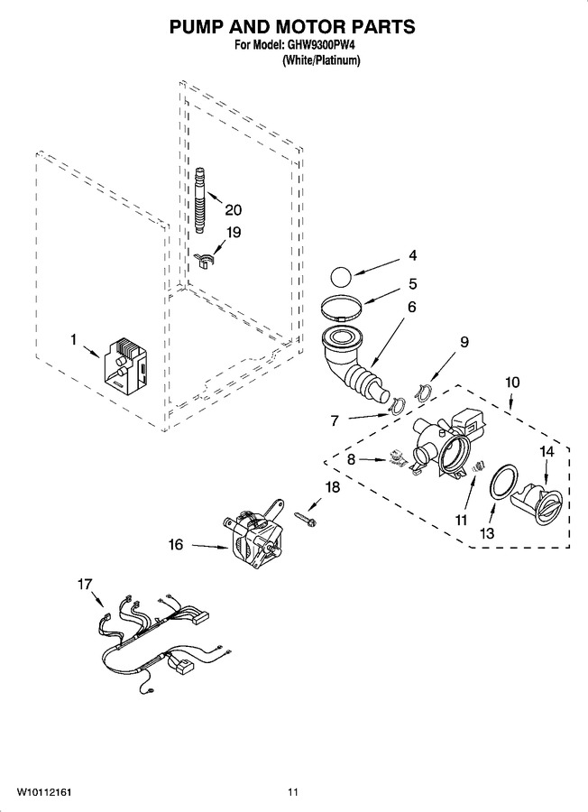 Diagram for GHW9300PW4