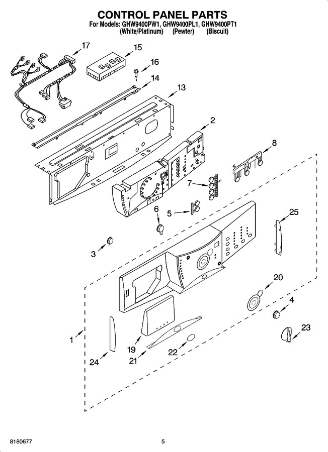 Diagram for GHW9400PT1