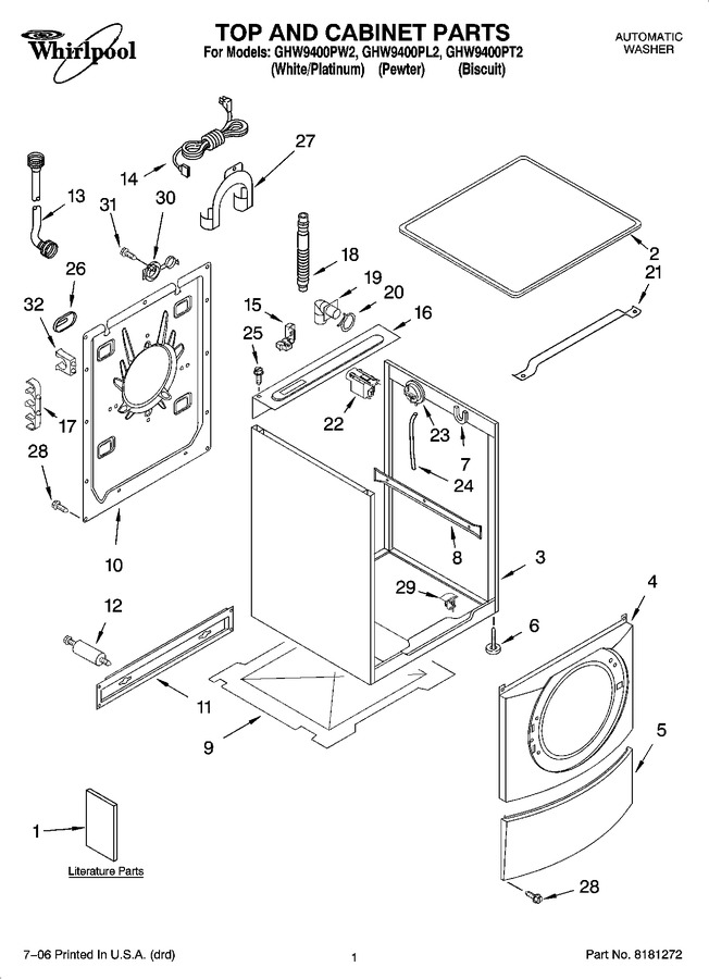 Diagram for GHW9400PT2