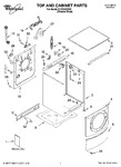 Diagram for 01 - Top And Cabinet Parts