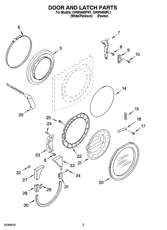 Diagram for GHW9460PW1