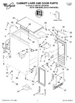Diagram for 01 - Cabinet Liner And Door Parts