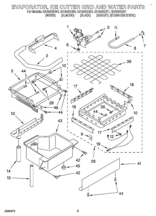 Diagram for GI1500XHB1