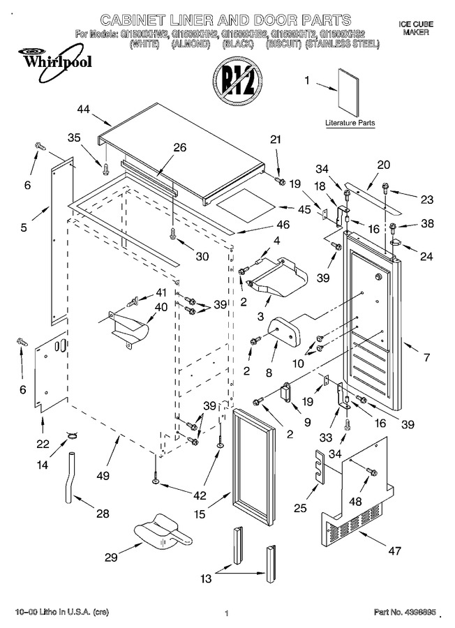 Diagram for GI1500XHT2