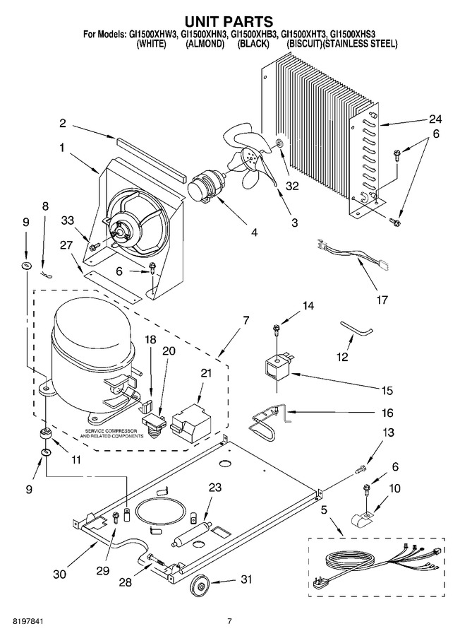 Diagram for GI1500XHS3