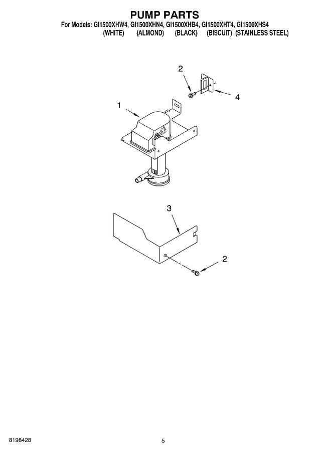 Diagram for GI1500XHW4