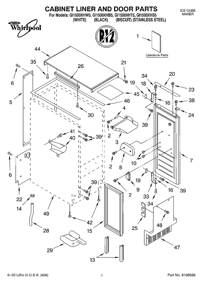 Diagram for GI1500XHS5