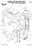 Diagram for 01 - Cabinet Liner And Door Parts