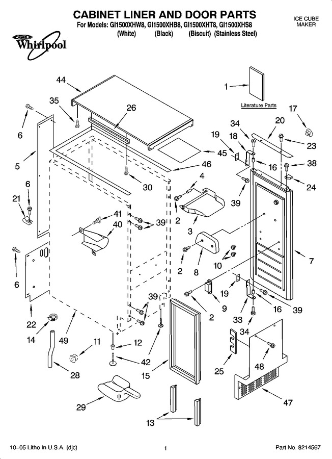 Diagram for GI1500XHT8