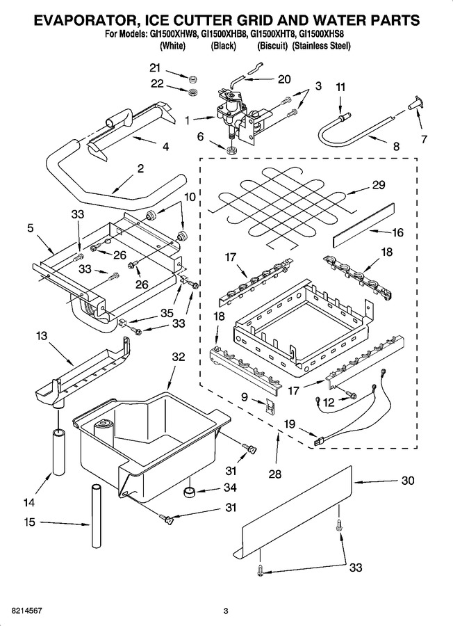 Diagram for GI1500XHT8