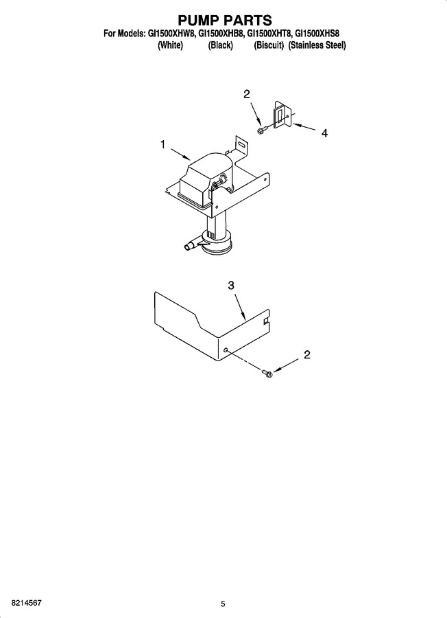 Diagram for GI1500XHW8