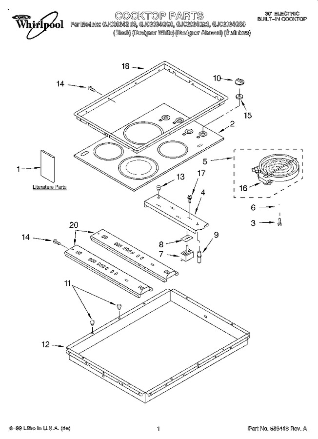 Diagram for GJC3034GZ0