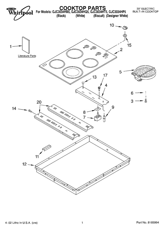 Diagram for GJC3034HQ5