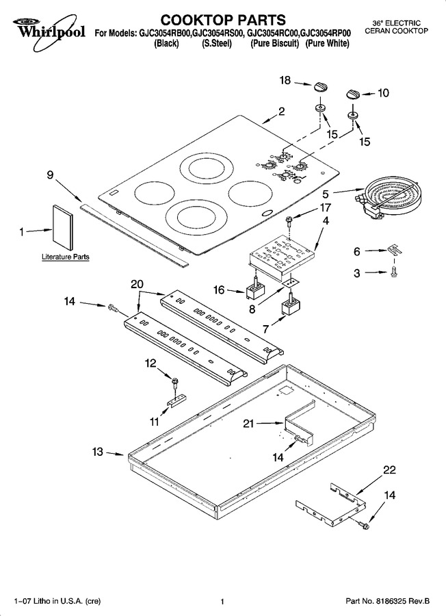 Diagram for GJC3054RP00