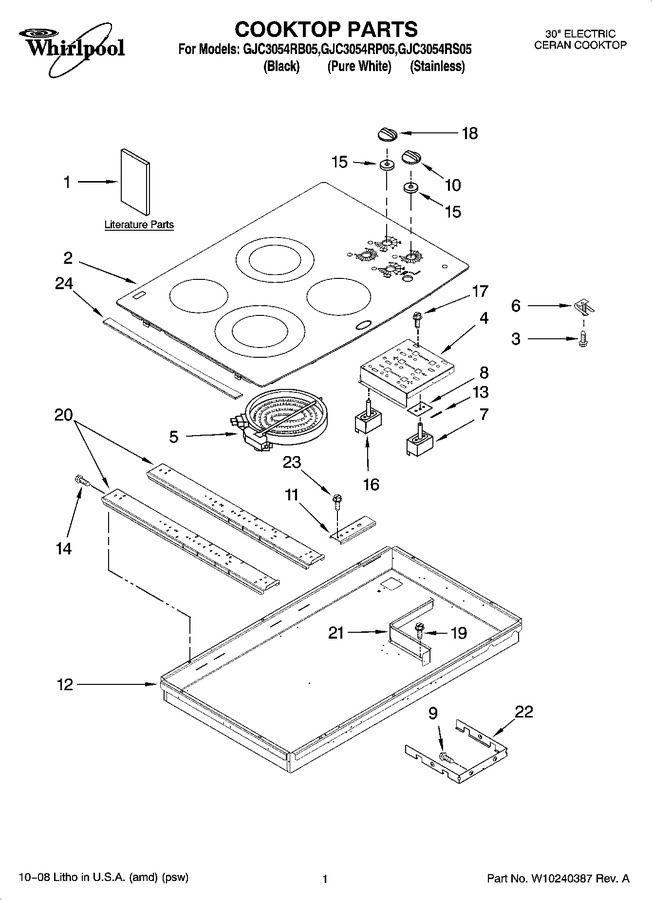 Diagram for GJC3054RP05