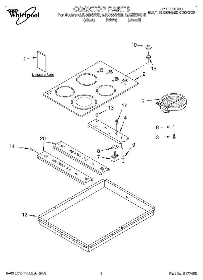 Diagram for GJC3634HT2