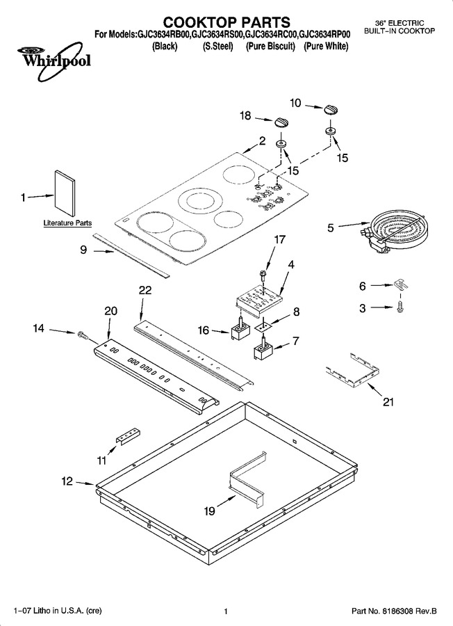 Diagram for GJC3634RS00