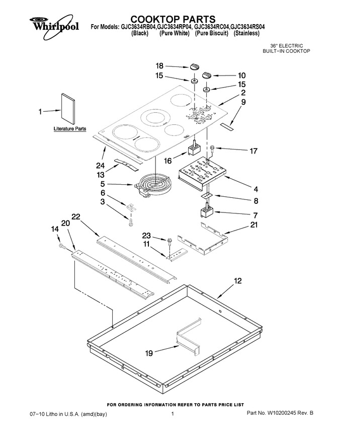 Diagram for GJC3634RP04