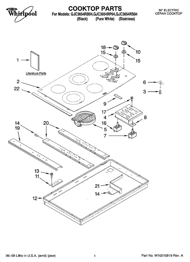 Diagram for GJC3654RS04