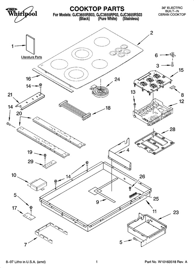 Diagram for GJC3655RS03