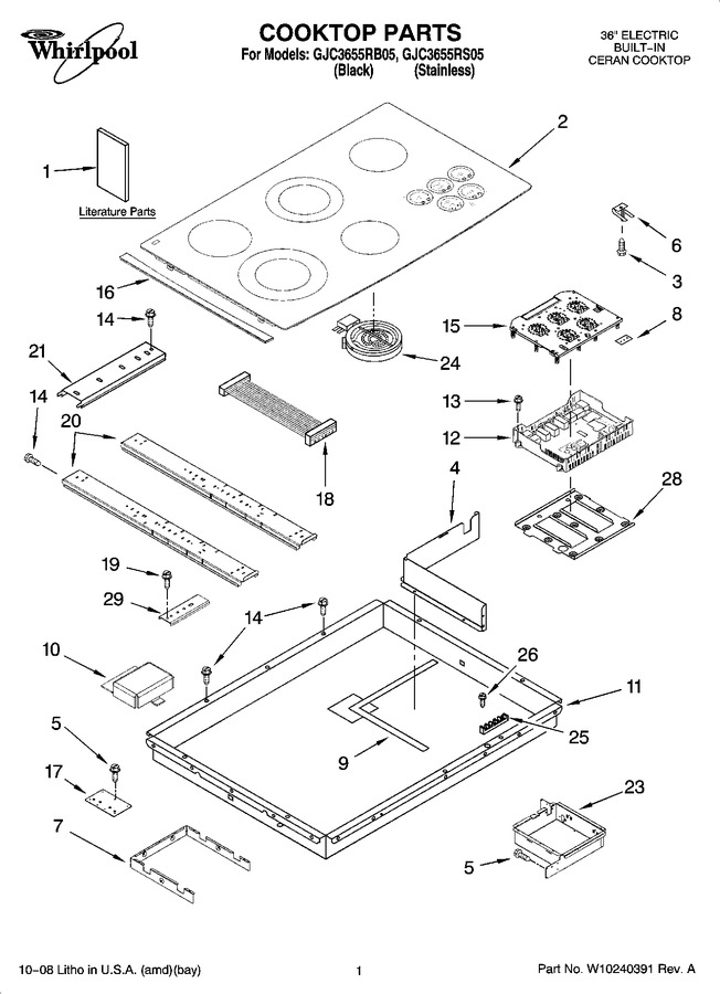 Diagram for GJC3655RS05