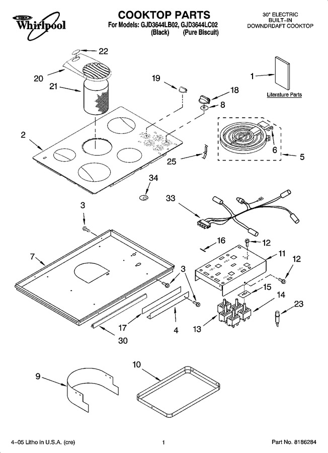 Diagram for GJD3644LC02