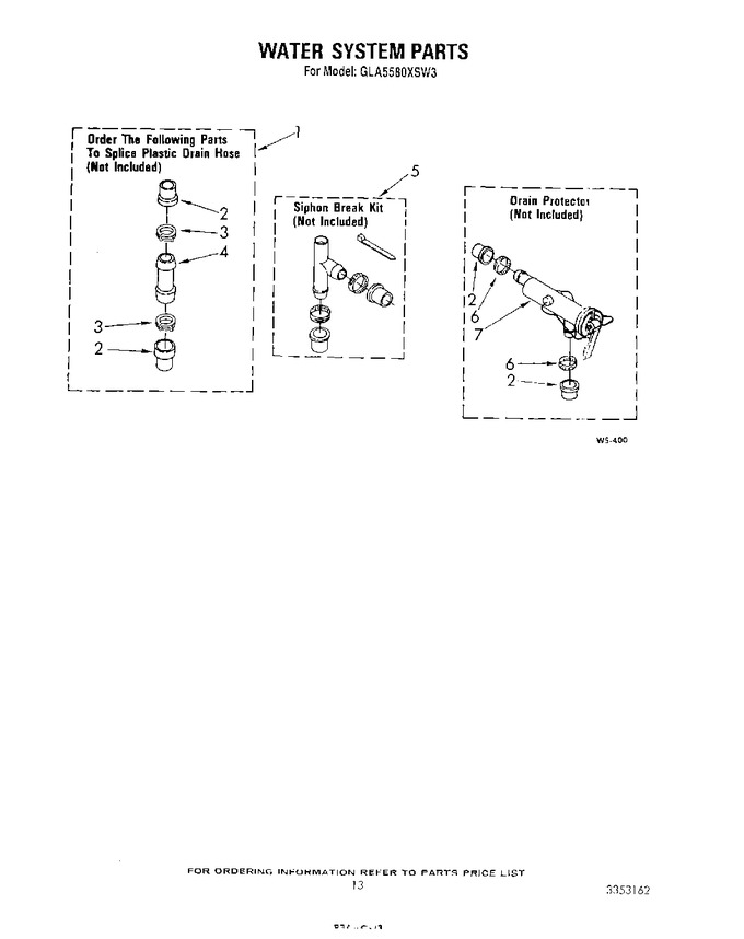 Diagram for GLA5580XSF3