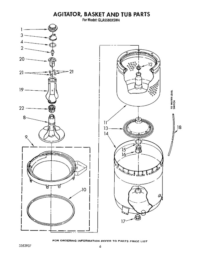 Diagram for GLA5580XSW4