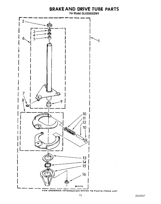 Diagram for GLA5580XSG4