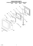 Diagram for 03 - Oven Door Parts