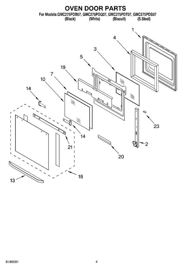 Diagram for GMC275PDQ07