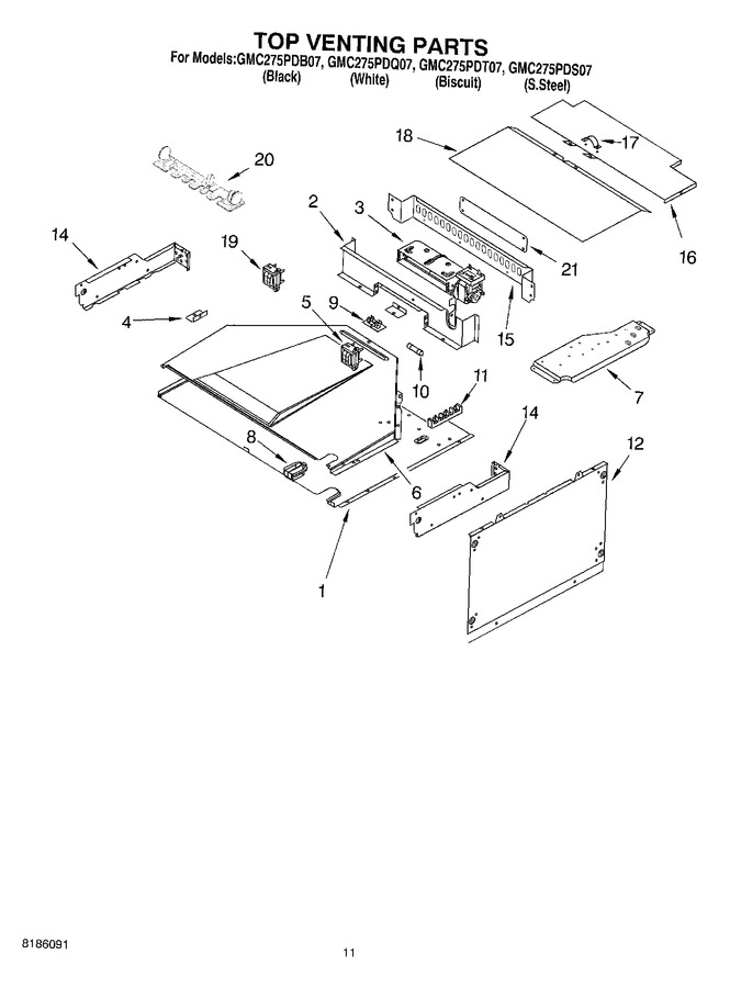 Diagram for GMC275PDQ07