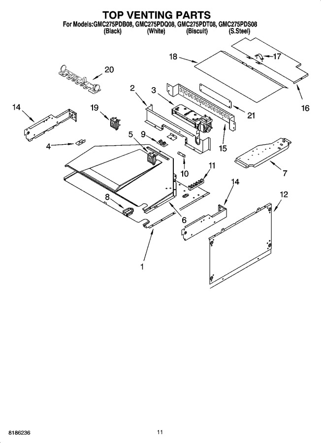 Diagram for GMC275PDT08